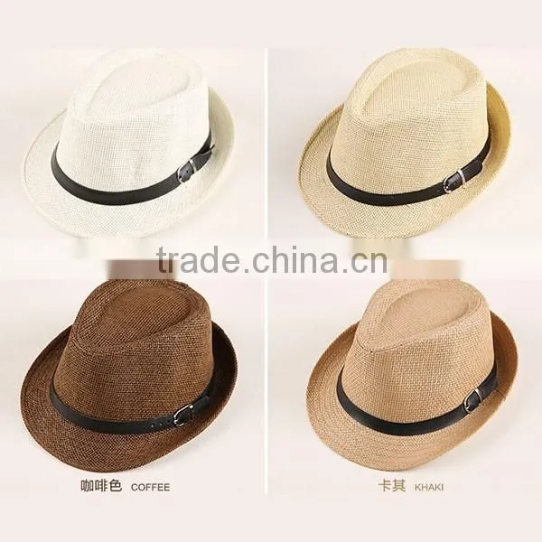 Baby Summer Straw Hat Fedora Hat Straw Hat Fedora and Panama for Children