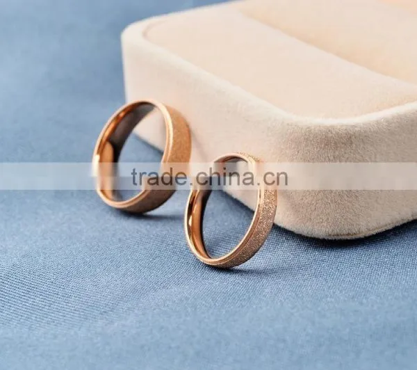 Hot Sale Fashion Jewelry 2016 Jewellery Silver Color Couple Stainless Steel Ring photo-3