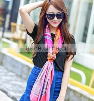 New Style Printed Fashion Lady Scarf/Comfortable Lady Scarf photo-2