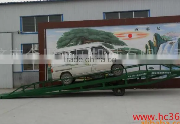 Manual Operation Hydraulic Mobile Cargo Dock Ramp Capacity 12T photo-6