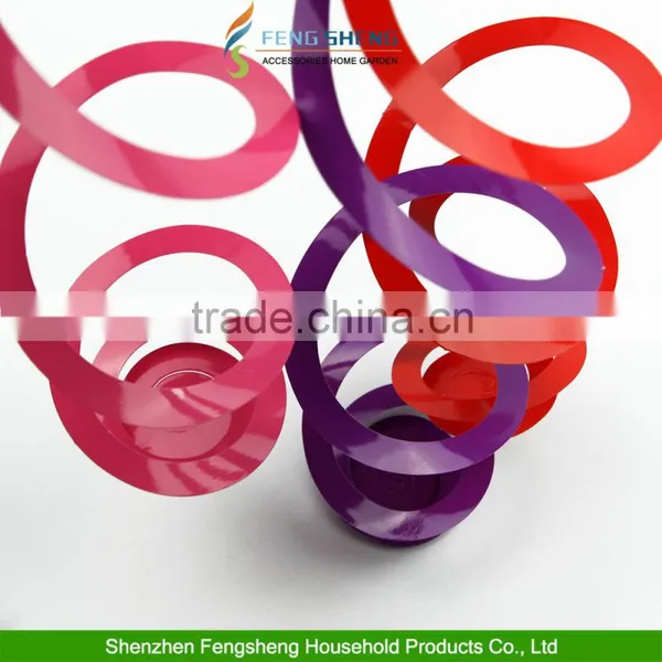 Coloured Hanging Swirls Party Decorations Multi Birthday Wedding Baby Shower photo-4