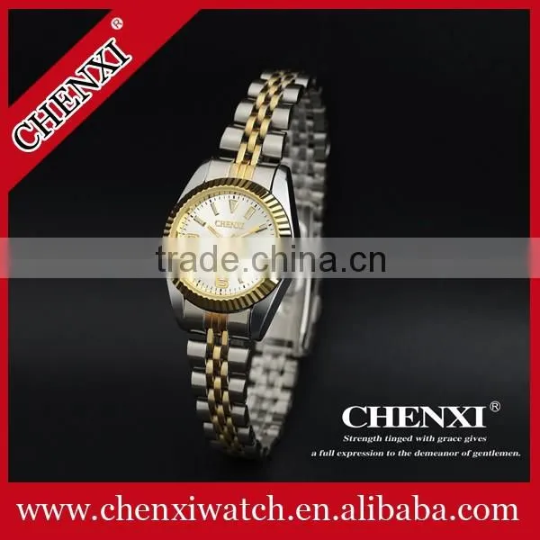 Super Big Deal Fashion Men's Watch Luxury Men Watches Cheap Custom Gold Watches 2 Tone Color Stainless Steel Quartz Watch