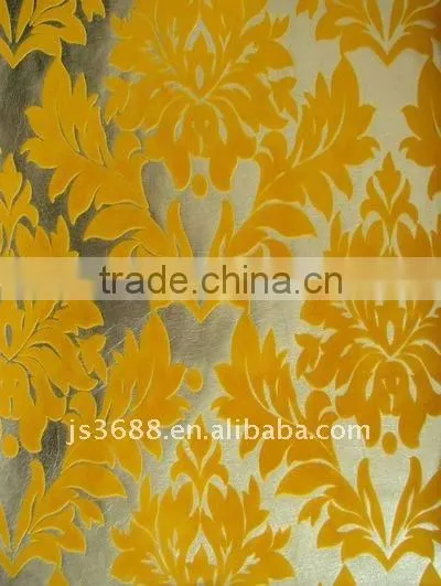Flower Handmade Flocking Wallpaper Decorative Wallpaper 3d Wallpaper