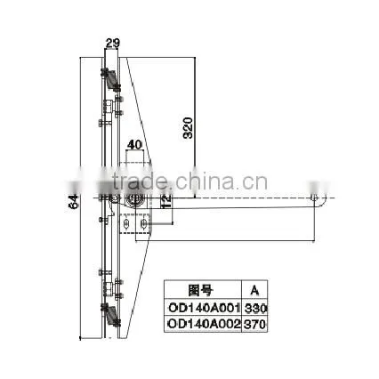 Elevators Parts 440B Door Vane for Freight Elevator photo-2