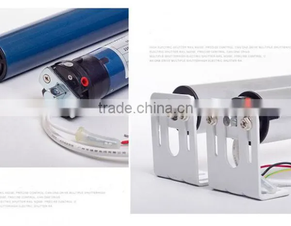 Somfy Motorized Roller Blinds/220V Motor Electric Blackout Roller Blinds Curtains photo-3