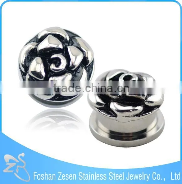 Competitive Price Stylish Body Jewelry Medical Steel Casting Anchor Ear Plugs photo-5