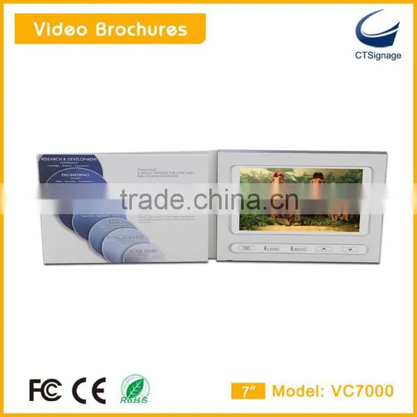 Plastic and Paper Cover Video Brochure Business Card, Wedding Invitation Card BC7002MS photo-3