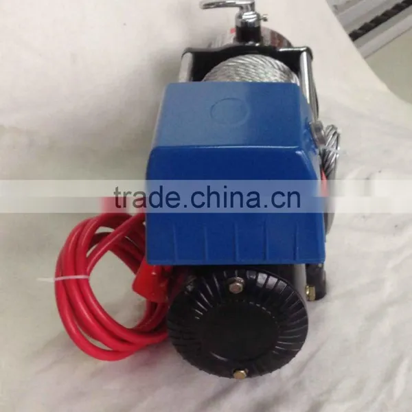 NEW 12500lb Offroad Recovery Winch Aluminum Control Box on Motor Top photo-3