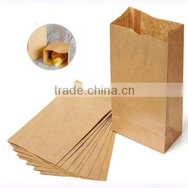 Nanning Food Packing Paper Bags, Brown Kraft Bread Packing Paper Bags photo-2