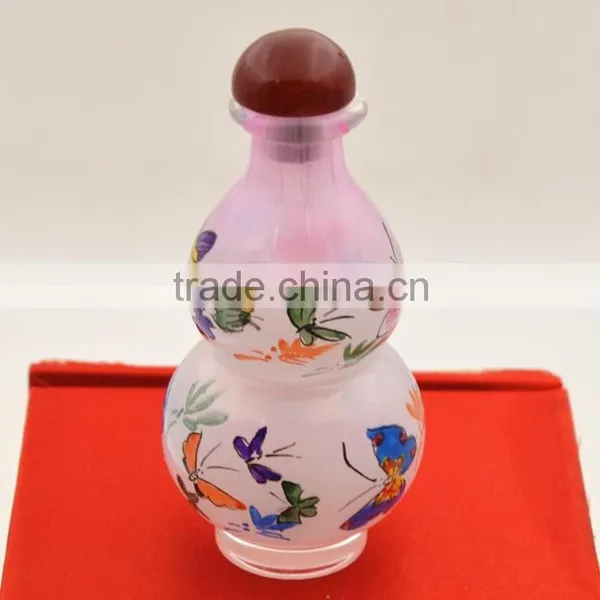 Chinese Antique Custom Handpainted Snuff Bottle photo-3