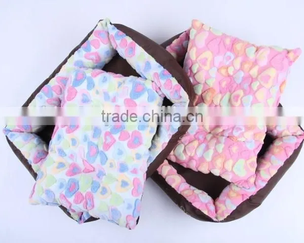 Coral Fleece Wholesale Quilted Dog Bed