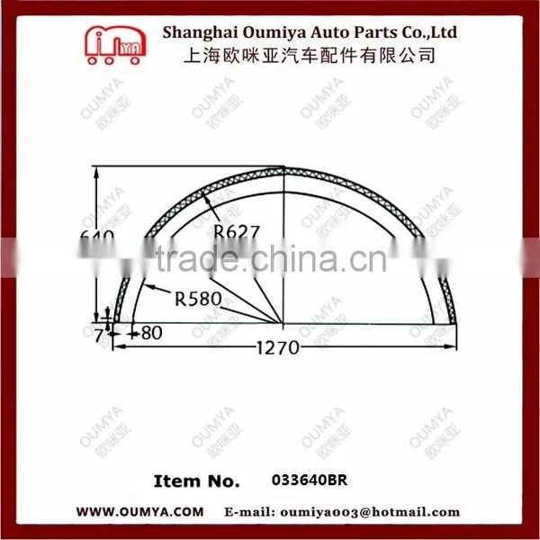 Truck Body Parts / Mudguard for Trucks ( Mudapron / Fender ) 033640BR photo-2