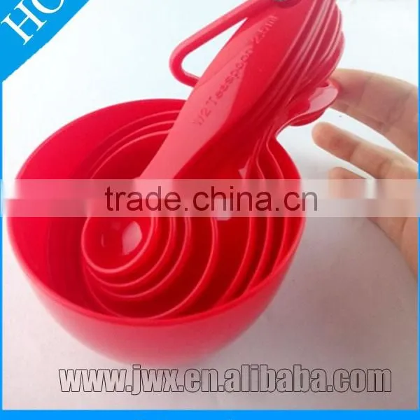 8pc Smooth Plastic Measuring Spoon Set photo-3