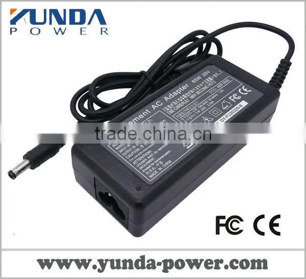 100% Compatible Laptop Charger for Lenovo/ Fujitsu Siemens V5515 V5535 V2010 65w 20v 3.25a/5.5mm*2.5mm