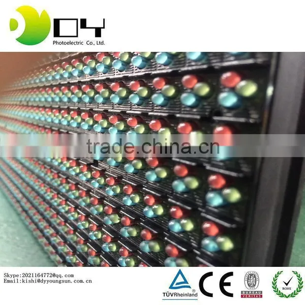 RGB Full Color Programmable LED Scrolling Sign Message Board Display Module 320*160mm 32*16 Pixels P10 DIP LED Module photo-2