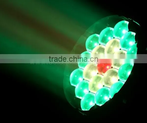 19pcsx12.8W RGBW 4in1 LED Moving Head Zoom Light photo-2
