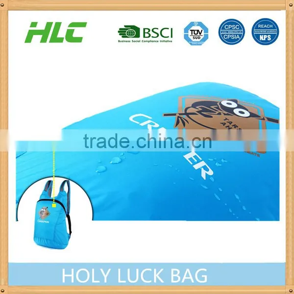 Wholesales Backpack Waterproof Backpack Foldable Ripstop Backpack With Small Zipper Pouch photo-3