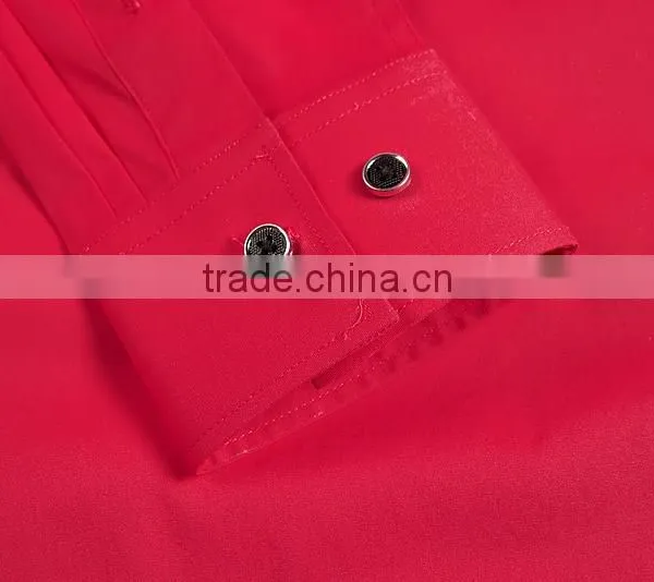 100 Cotton 2015 Men Shirts New Pattern Shirts With Check Design photo-6