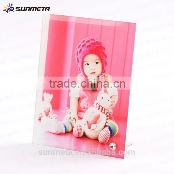 High Quarlity Sublimation Glass Photo Frame for Wedding Gift photo-4