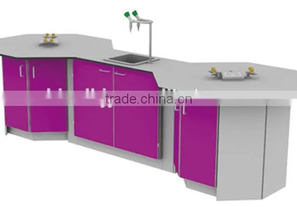 High Quality and Best Service Supplier Lab Hexagon Bench Hexagon Table photo-3