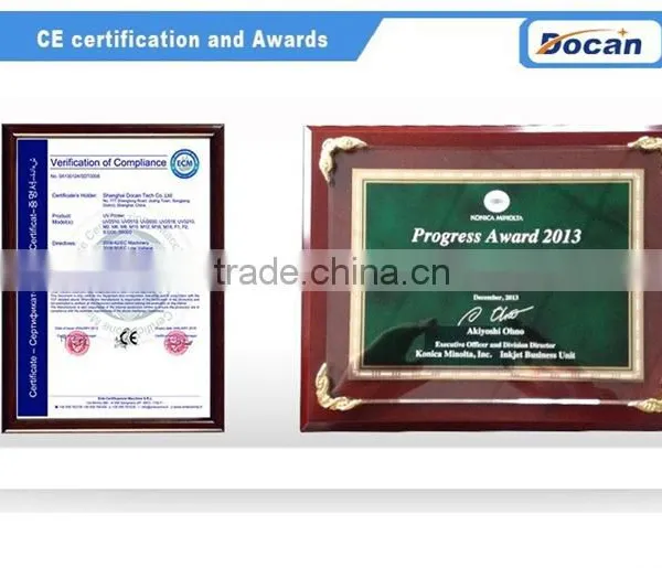 Docan Small Format Digital Inkjet Ricoh Gen5-7pl uv Printer F1212 Used for Outdoor and Indoor photo-3