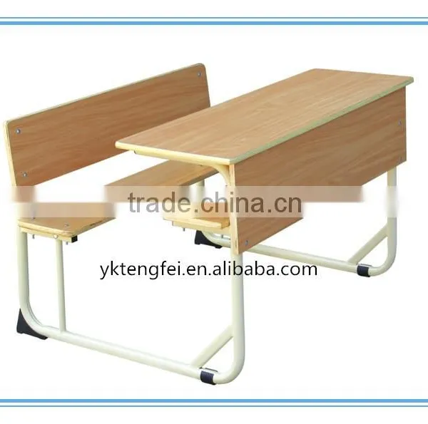 Student Double Desks and Chairs, Kids School Furniture in School Sets TF-9321 photo-5