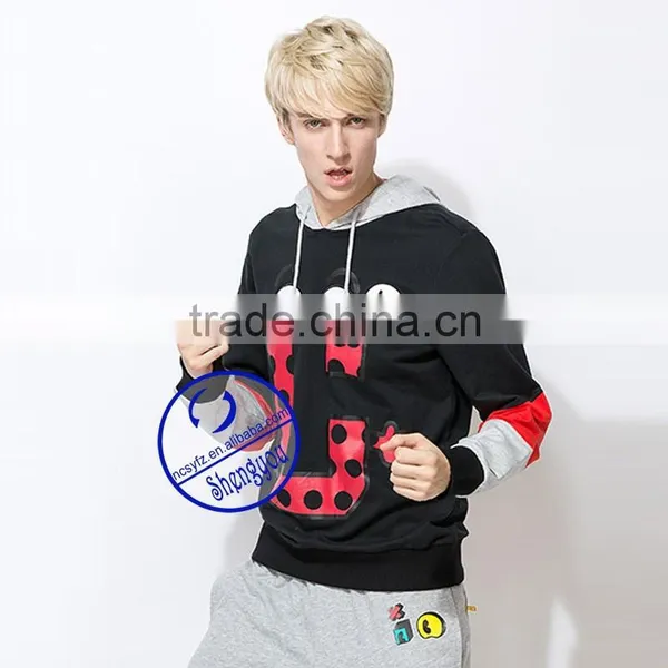 Custom Mens Fleece Sweatshirt Hoodies With Fashion Design photo-4