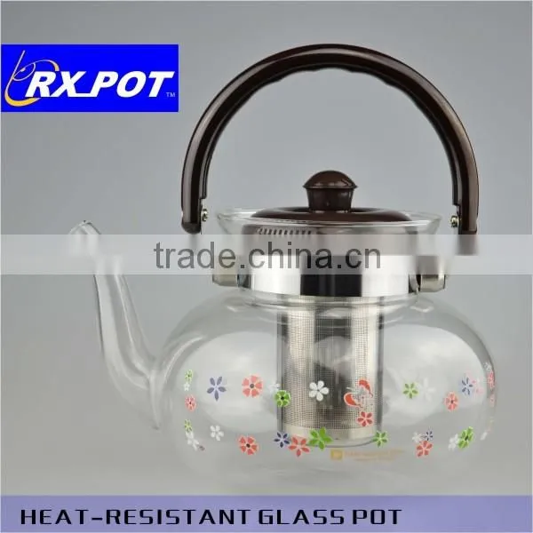High Quality Tea Pot,new Design Pyrex Glass Tea Pot 1300J/1600J/2200J photo-5