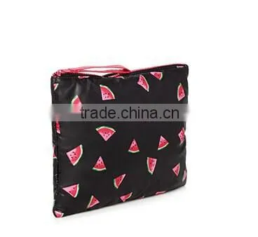 Custom Watermelon Print Cosmetic Pouch photo-2