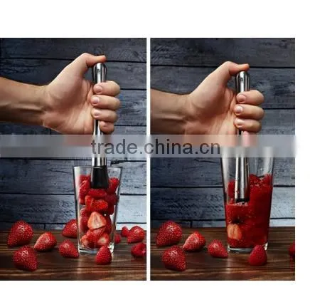 Stainless Steel Cocktail Muddler and Mixing Spoon Set photo-2