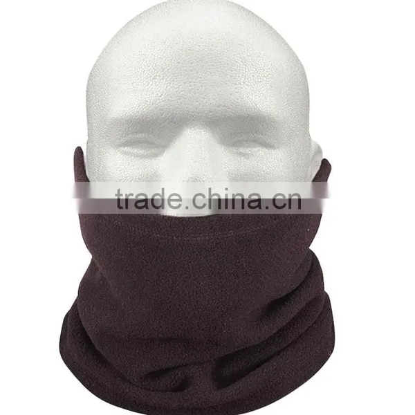 Unisex Polar Fleece Neck Warmer Thermal Snood Scarf photo-2