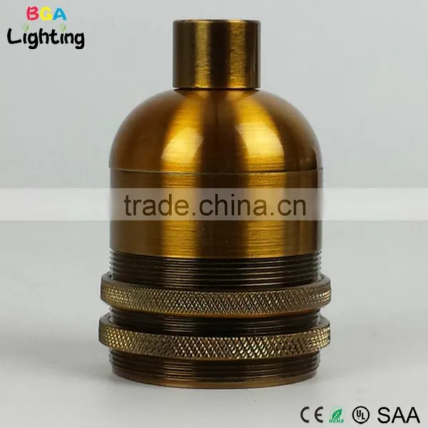 E27 Vintage Aluminum Electric Socket for Pendant Lamp photo-3