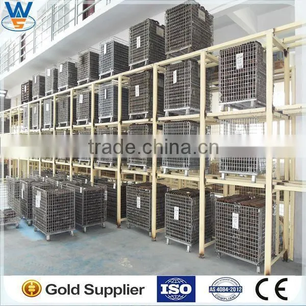 Foldable Stack Wire Mesh Steel Container, Wire Mesh Cage, Steel Cage photo-2