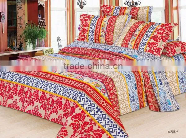 Reactive Printed Cotton Fabric for Bedding