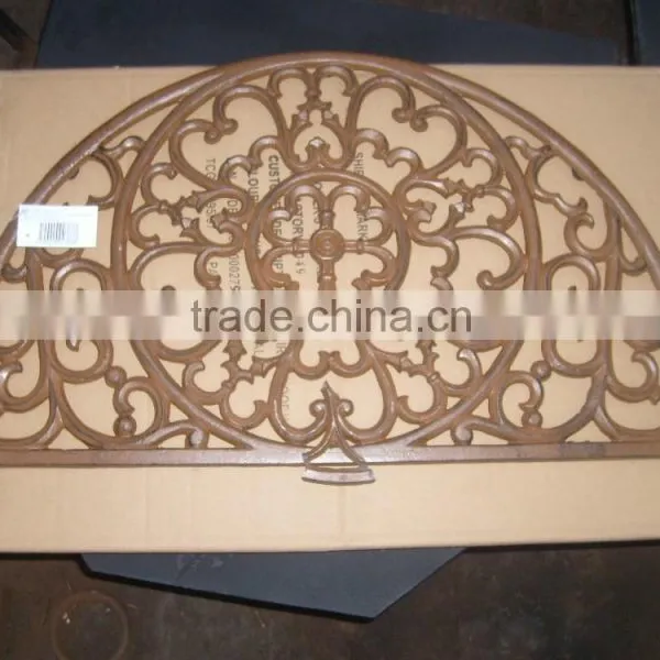 Half-round Cast Iron Metal Doormat photo-5