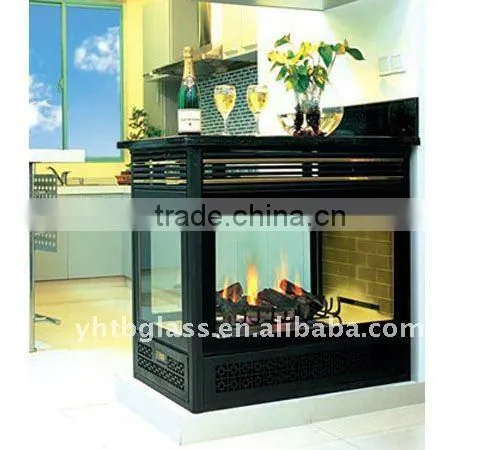 Ethanol Fireplace Glass
