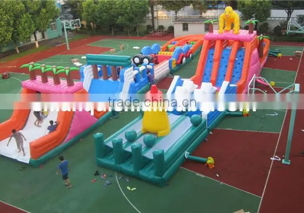 2014 Super Long Outdoor Adult Inflatable Obstacle Course for Sale photo-3