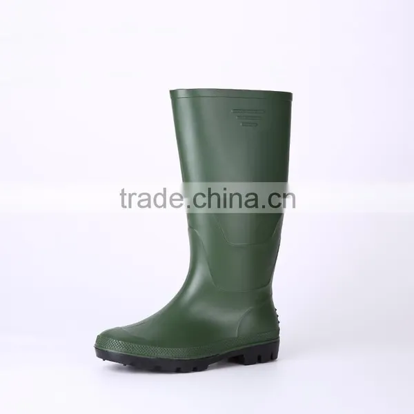 Manufacturer Cheap Green Pvc Rain Boots Without Steel Toe, Cheap Plastic Pvc Rain Boots photo-3