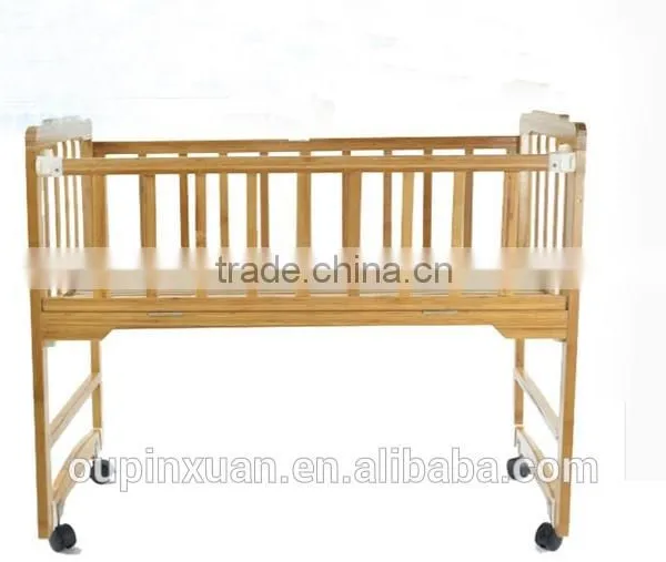 Safe& Eco-friendly Bamboo Single Baby Bed ,2015 Newbaby Cot/baby Cribs