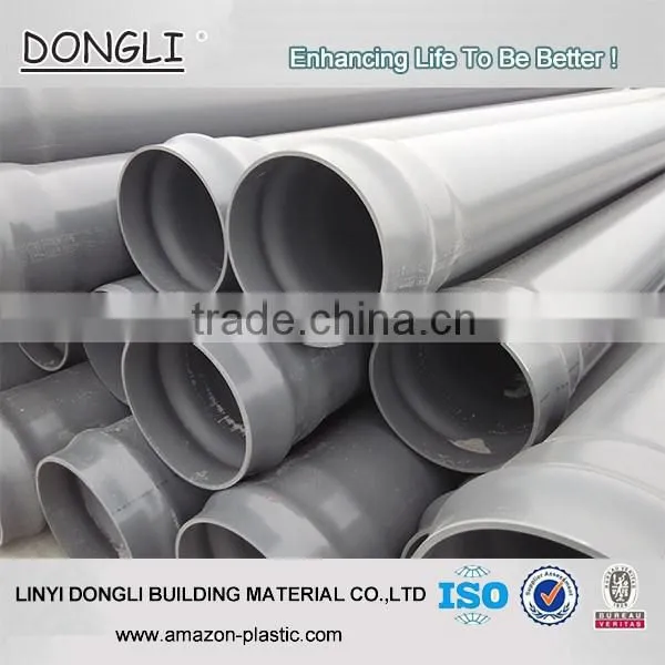 ISO4422 GB/T Standard Hard Pvc Water Pipe U-pvc Water Flow Tube 200mm photo-3