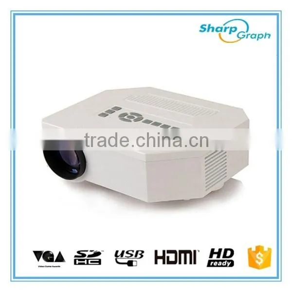 Chengdu HRWT UNIC Mini Full HD LED Contrast 500:1 Projector UC30 Pocket Smart Idea Proyektor photo-3