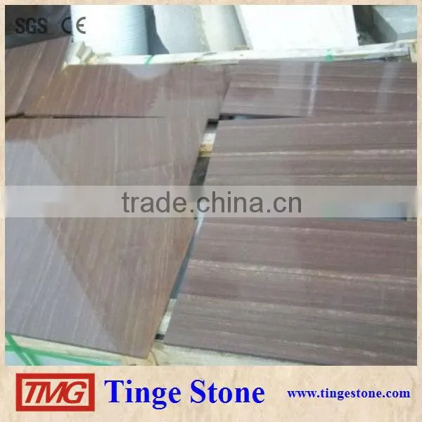 Popular Purple Wood Grain Sandstone Tile For Stone Project photo-5