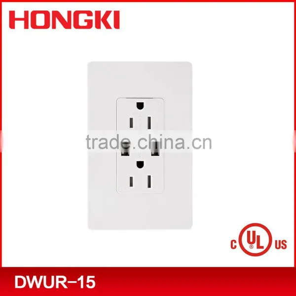 UL CUL Listed 120V 15A 60HZ USB Wall Socket photo-5
