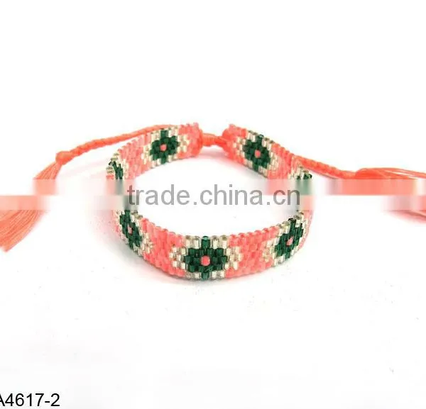 Bohemian Tassel Small Beaded Bracelet photo-3