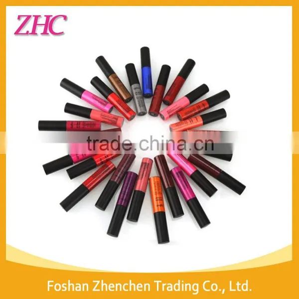 QIBEST 34color Matte Color Longlasting Lip Gloss Liquid Lipstick Cheap Price photo-6