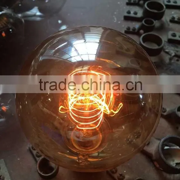 Vintage Modern Glass Globe Pendant Light,Thomas Edison Light Bulb,220v-240v 40w photo-2
