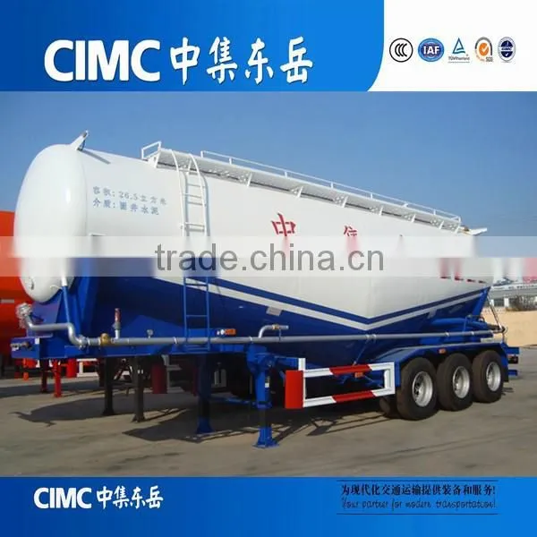 CIMC Dry Bulk Cement Tank Trailer Widely Used With Quality Air Compressor photo-4