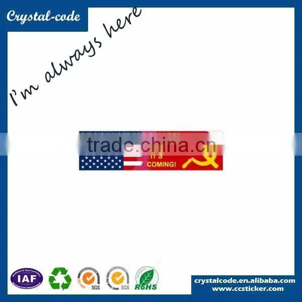 Custom Sticky Car Bumper Sticker photo-2