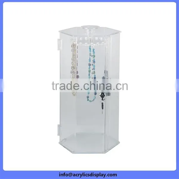 China Gold Supplier Super Quality Acrylic Jewelry Box With Magnet photo-3