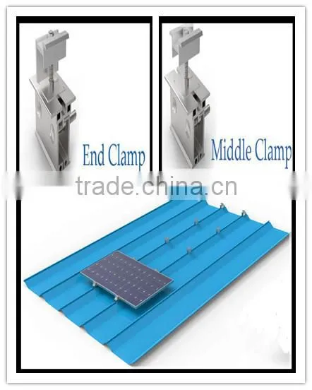 Pitched Roof Solar Panel Mounting Structures for Metal Roof photo-2
